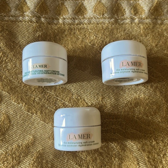 La Mer 3-Mini the moisturizing soft cream 3 x 3.5 ml=10.5 ml / Made in USA